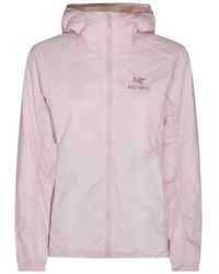 Arc'teryx - Pink Nylon Casual Jacket - Lyst