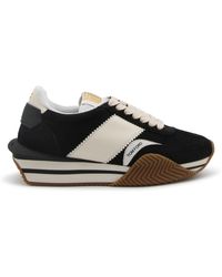 Tom Ford - And Cream Suede James Sneakers - Lyst