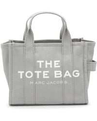 Marc Jacobs - Grey And White Canvas Handle Bag - Lyst