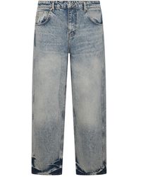 Represent - Blue Cotton Denim Jeans - Lyst