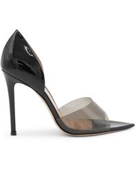 Gianvito Rossi - Fume And Black Leather Bree Pumps - Lyst