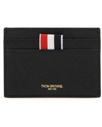 Thom Browne - Leather Pebble Card Holder - Lyst