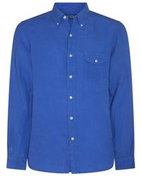 Polo Ralph Lauren - Blue Cotton Shirt - Lyst