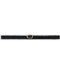 Anine Bing - Small Double Signature Link Belt Braided - Lyst