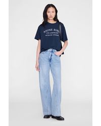 Anine Bing - Cade Melrose Stencil Tee - Lyst
