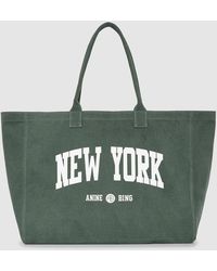 Anine Bing - Leo Canvas Tote New York University - Lyst