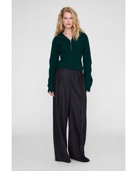 Anine Bing - June Trucker Collar Sweater - Lyst
