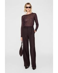 Anine Bing - Trent Trouser - Lyst