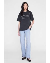 Anine Bing - Cade Tee Melrose Stencil - Lyst
