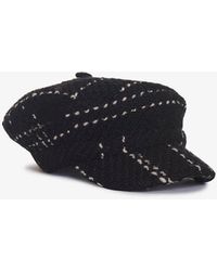 Anine Bing Satin Cami Bucket Hat Paris in Black - Lyst