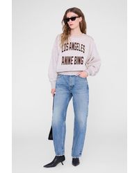 Anine Bing - Harry Shrunken Sweatshirt La - Lyst