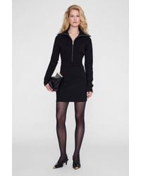 Anine Bing - June Trucker Collar Dress - Lyst