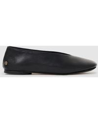 Anine Bing - Ana Flats Smooth Leather - Lyst