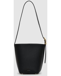 Anine Bing - Elly Medium Bucket Bag Grained Leather - Lyst