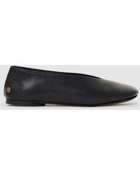 Anine Bing - Ana Flats Smooth Leather - Lyst