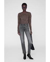 Anine Bing - Sylvie Long Sleeve Tee - Lyst