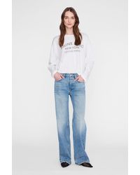 Anine Bing - Ivan Long Sleeve New York Stencil - Lyst