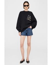 Anine Bing - Miles Oversized Sweatshirt Letterman - Lyst