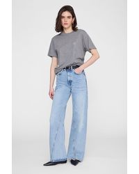 Anine Bing - Wagner Tee Soft Stencil - Lyst