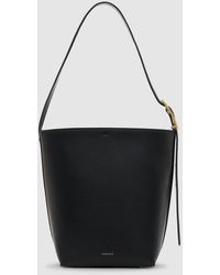 Anine Bing - Elly Bucket Bag Grained Leather - Lyst