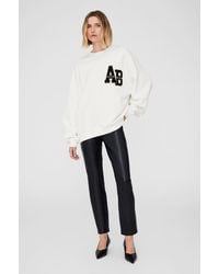 Anine Bing - Miles Oversized Sweatshirt Letterman - Lyst