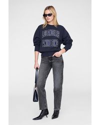 Anine Bing - Harry Shrunken Sweatshirt La - Lyst