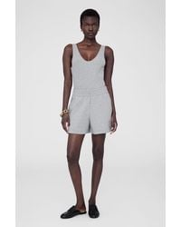 Anine Bing - Kam Short Framed Monogram - Lyst