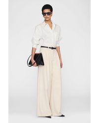Anine Bing - Essie Cropped Shirt - Lyst