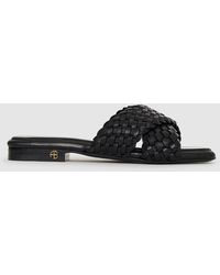 Anine Bing - Ria Slides Braided - Lyst