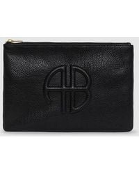 Anine Bing Lili Cotton Pouch | Lyst Anine Bing Lili Cotton Pouch | Lyst