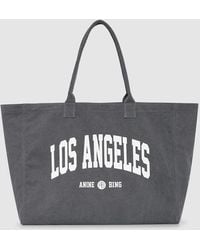 Anine Bing - Leo Canvas Tote Los Angeles University - Lyst