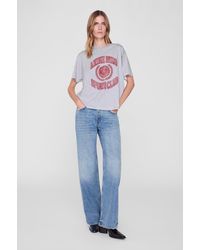 Anine Bing - Cade Tee Collegiate - Lyst
