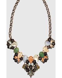 Erickson Beamon Ss18 Lucy In The Sky "look 46" Necklace - Rose Gold / Multi - Metallic