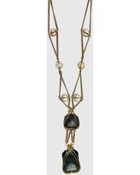 Erickson Beamon Anna Sui X Crystal Necklace - Metallic