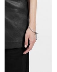 Ann Demeulemeester - Naemi Slim Bracelet With Chain - Lyst