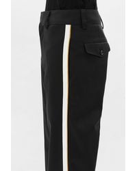 Ann Demeulemeester - Fera Straight Leg Cropped Trousers - Lyst