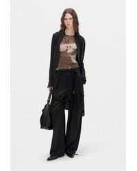 Ann Demeulemeester - Fiene 'Doves' Print Long Sleeve T-Shirt - Lyst