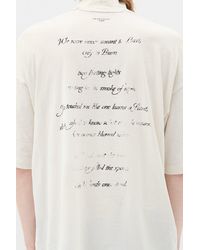 Ann Demeulemeester - High Comfort T-Shirt With Detachable Collar - Lyst