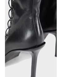 Ann Demeulemeester - Hilla Chunky Pointed Heeled Ankle Boots - Lyst