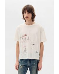 Ann Demeulemeester Sketchbook T-Shirt in Blue for Men | Lyst