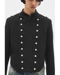 Ann Demeulemeester - Noa Double Breasted Cropped Marsina Jacket - Lyst