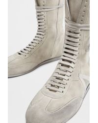 Ann Demeulemeester - Fides High-Top Boxing Sneakers - Lyst