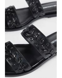 Ann Demeulemeester - Geke Flat Sandals With Eyelets - Lyst