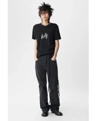 Ann Demeulemeester - Baptist Printed Standard Fit T-Shirt - Lyst
