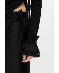 Ann Demeulemeester - Suna Raw Edge Ruffled Cuffs - Lyst