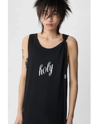 Ann Demeulemeester - Seva Printed Standard Tank Top - Lyst