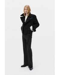 Ann Demeulemeester - Dalmar Double-Breasted Short Caban - Lyst