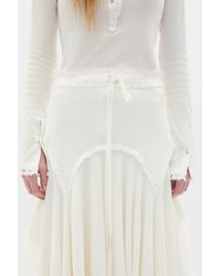 Ann Demeulemeester - Vega Midi Skirt - Lyst