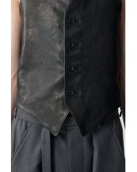 Ann Demeulemeester - Alrik Classic Waistcoat - Lyst
