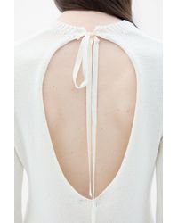 Ann Demeulemeester - Weja Open Back Sweater - Lyst